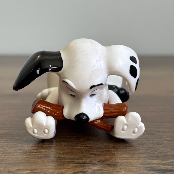 VINTAGE Disney 101 Dalmations Girl Dog Stick Toy Figure Collectible Cake Topper - Picture 6 of 8